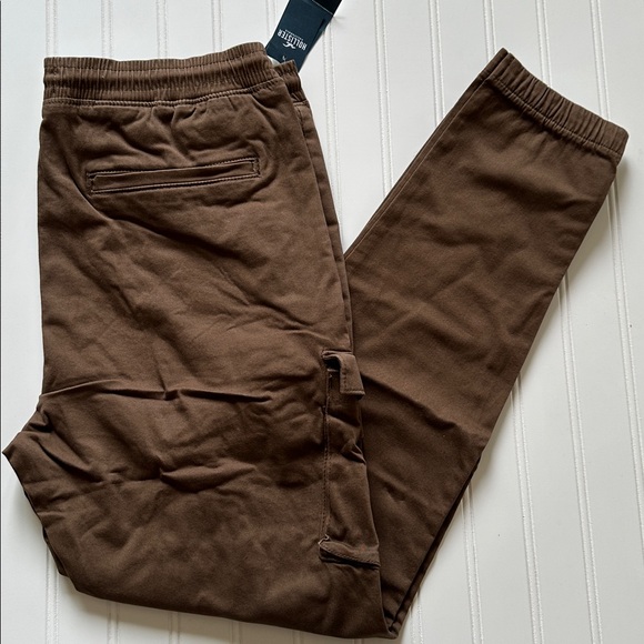 Hollister Dark Brown Advanced Stretch Skinny Joggers - Picture 1 of 6